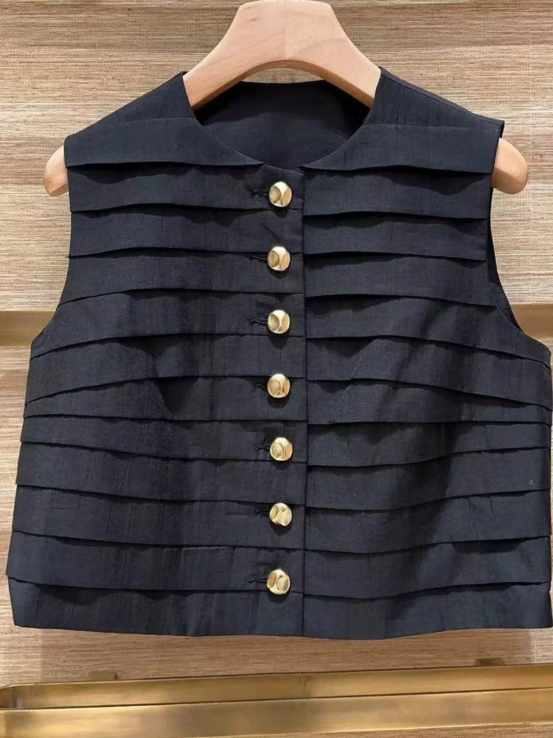 

Early Spring Metal Single Button Bla Svel irt Commute Sle Women's Faion Breathable Polyester ort Coat