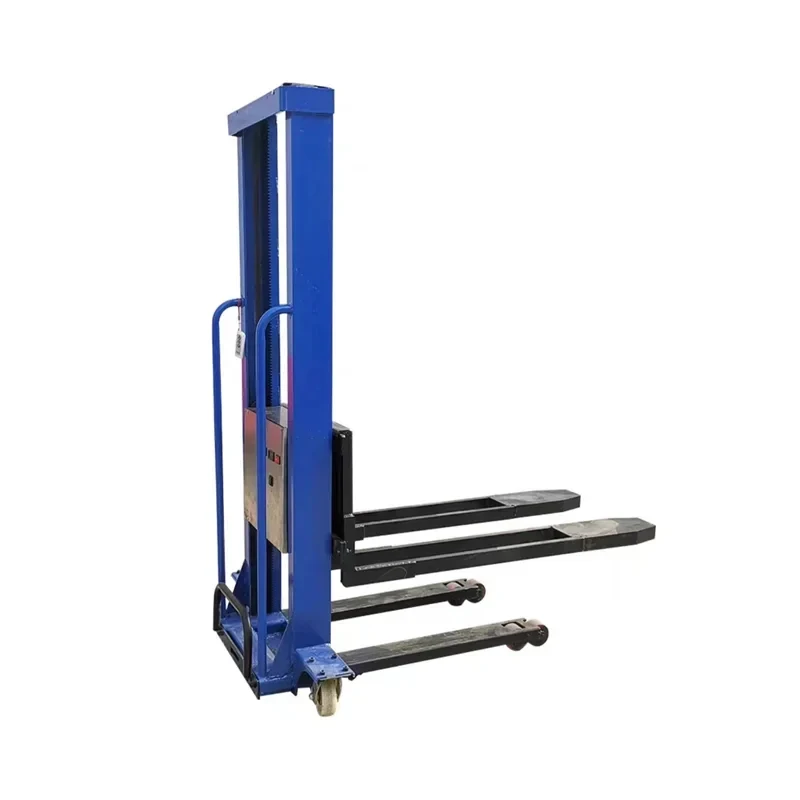 Factory Direct Hydraulic Small Remote Control Manual 0kg 00kg Hand Pushed Forklift Self Lift Stacker