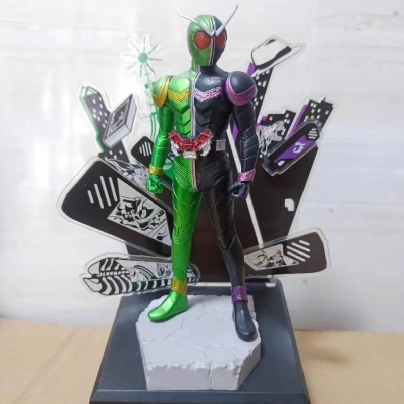 

In Stock Genuine BANDAI Ichiban Kuji - Kamen Rider W Prize Figure (Joker & Cyclone Joker) Model Toy Gift