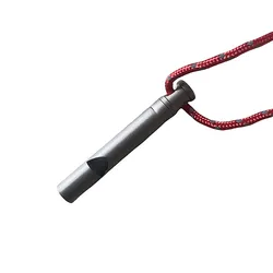 Training Whistle Alloy Outdoor Survival Whistle for Camping Sports High Decibel Portable Mini Whistle