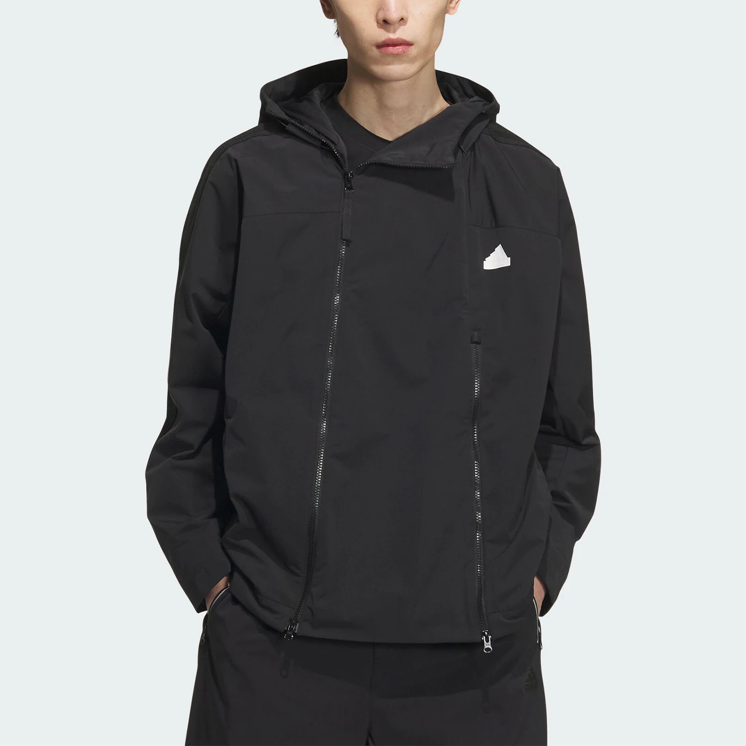 

Adidas genuine M FUSTL JKT10 men's casual hat jacket JE3682