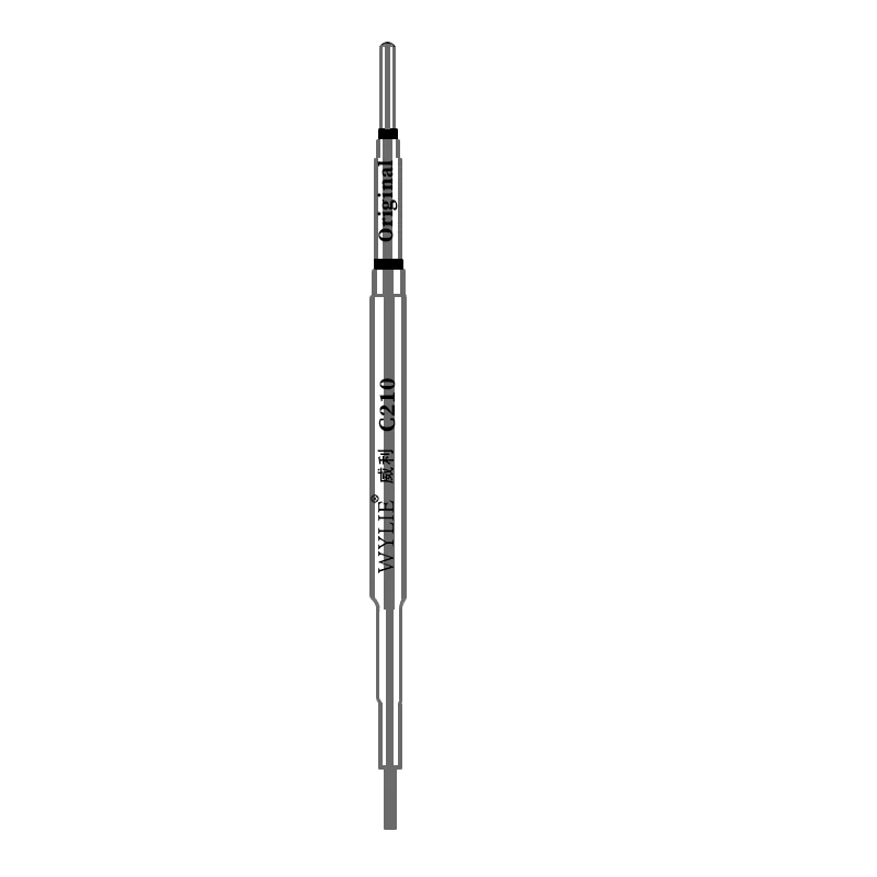Wylie Soldering Iron Tip C210 Quick Release Series Replacement No-easy To Burn Through Multilayer Electroplating Repair Tool
