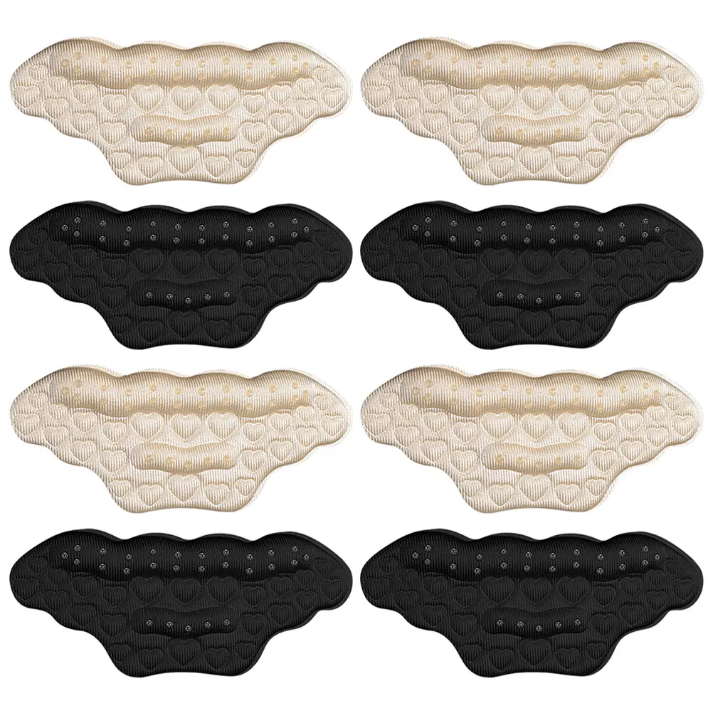 

8pcs Heel Stickers Non-slip Ultra-thin Self-adhesive Women Girls Shoes Protectors Double Sided Tape Anti-wear Foot Patch Heel