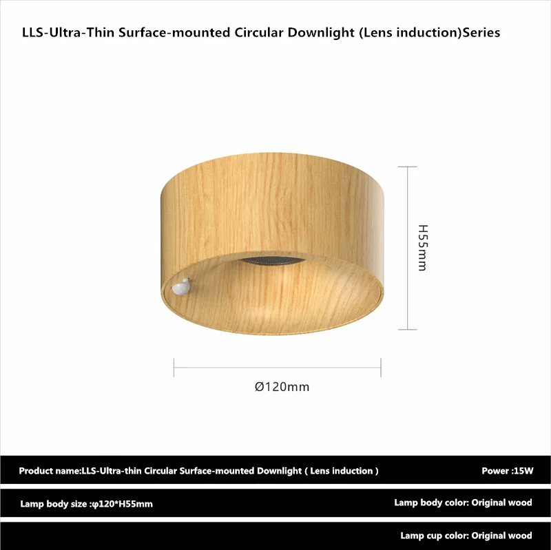Aluminum Downlight Led,surface Downlight AC220V(±10%) Anti-glare Cob Downlight for Cob Living Room Home Office