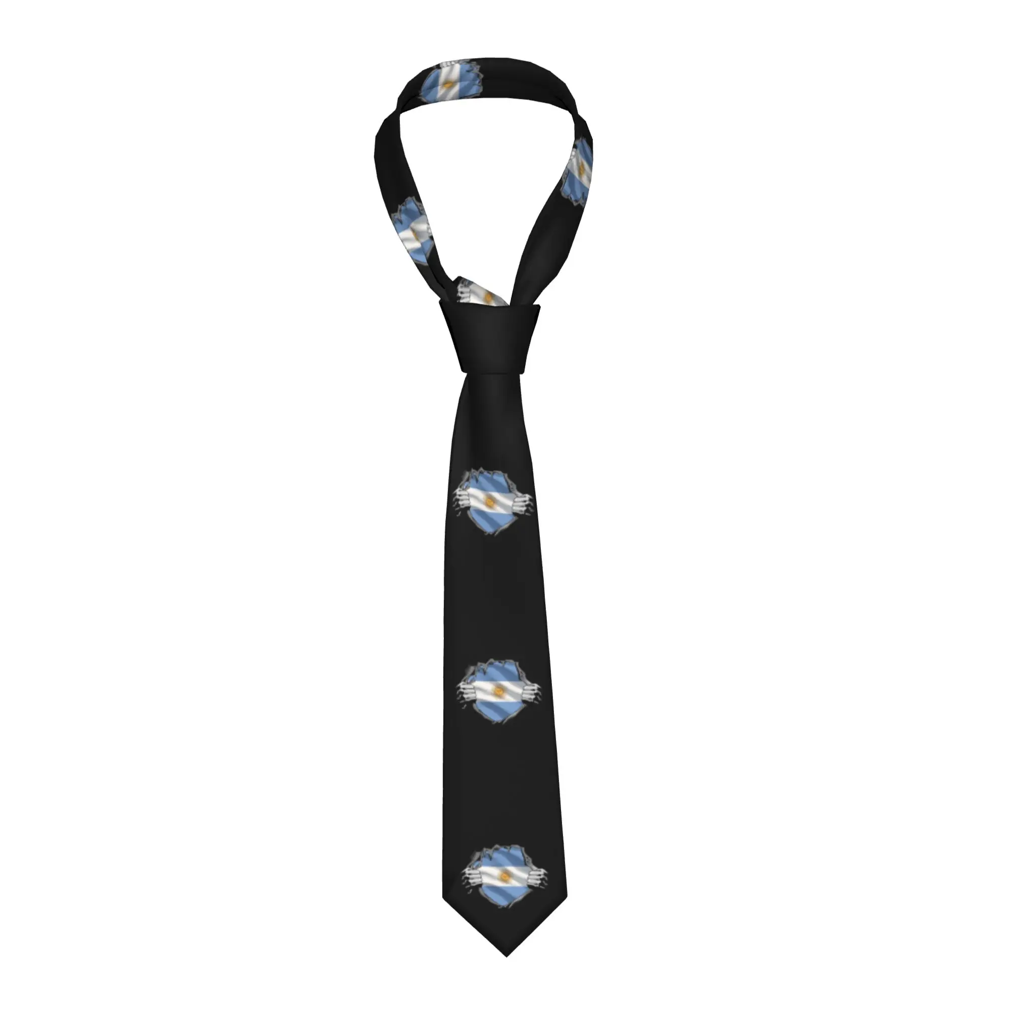 Formal Flag of Argentina  Neck Tie for Wedding Men  Necktie