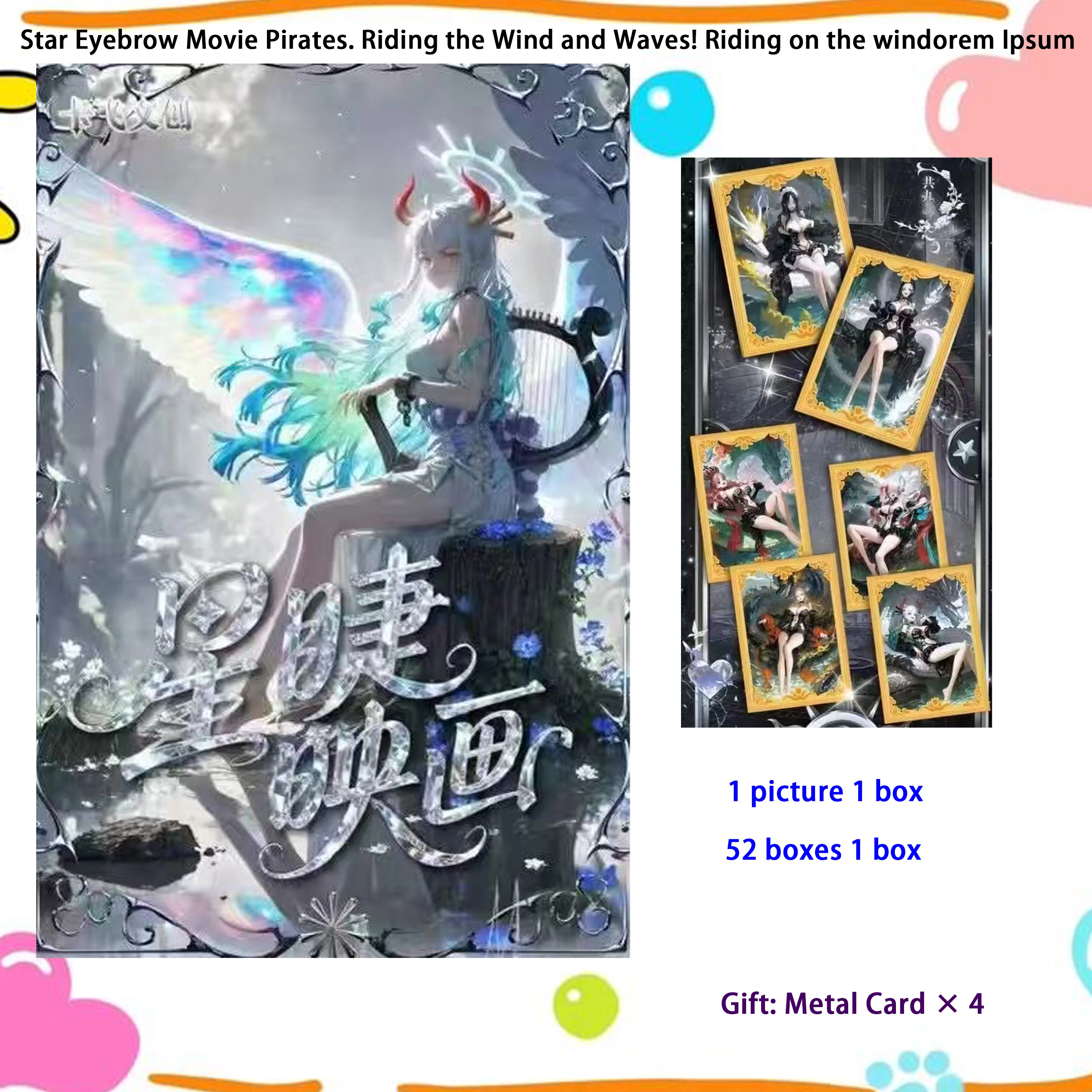

Latest Wholesale Goddess Story Collection Card Character Star Eyelash Movie One Piece Game Rare Card Comic Toy Card