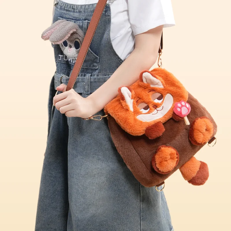 

Potdemiel Crazy Animal City Messenger Bag Doll Plush Bag For Autumn And Winter, Essential For Women'S Commuting And Work