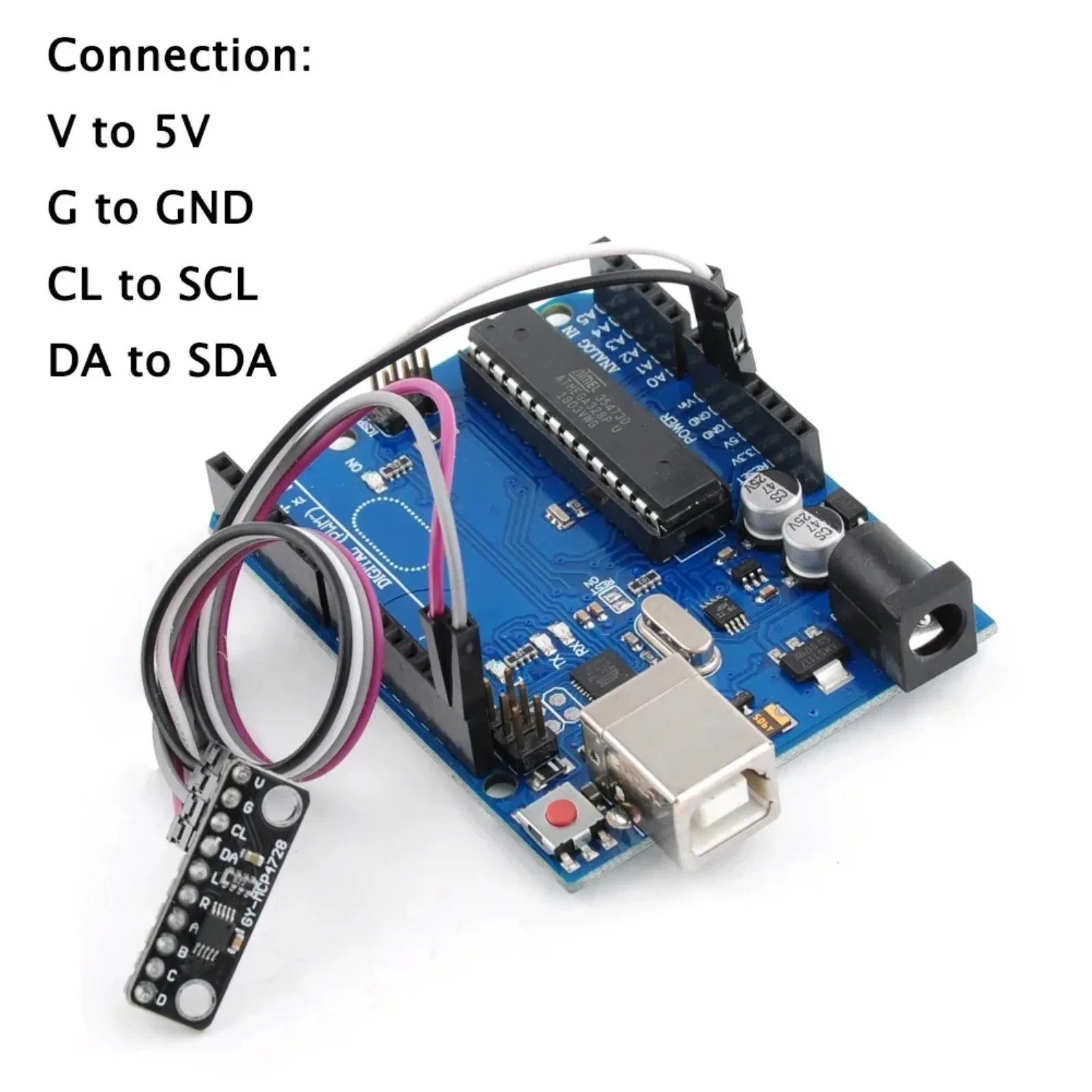 5pcs GY-MCP4728 12 Bit 12bits I2C Digital to Analog Converter DAC Breakout Sensor Module Soldered Pin Headers MCP4728