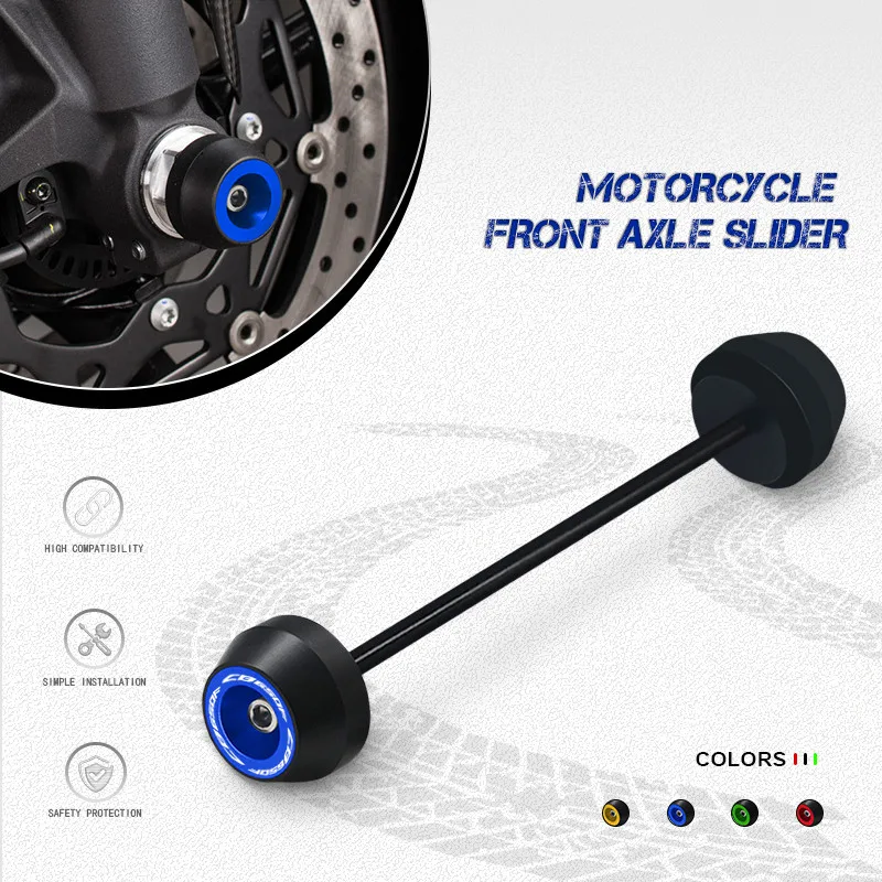 

For CB650F CB 650F 2014-2022 2023 2024 2025 Motorcycle Front & Rear Axle Fork Wheel Crash Slider Falling Protection Pad cb650f