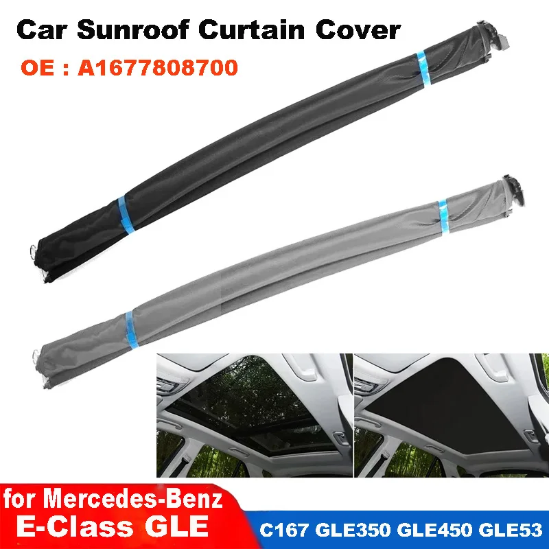 

Car Panorama Sunroof Roller Blind Shield Sunshade Curtain Cover Shade for Mercedes-Benz GLE C167 GLE350 GLE450 GLE53 AMG Coupe