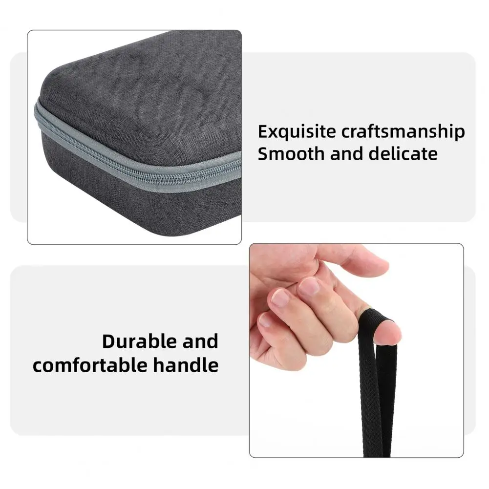 Protective Storage Bag  Practical Mesh Pocket Lightweight  Hard Case Protective Handbag Smartphone Gimbal Carrying Case