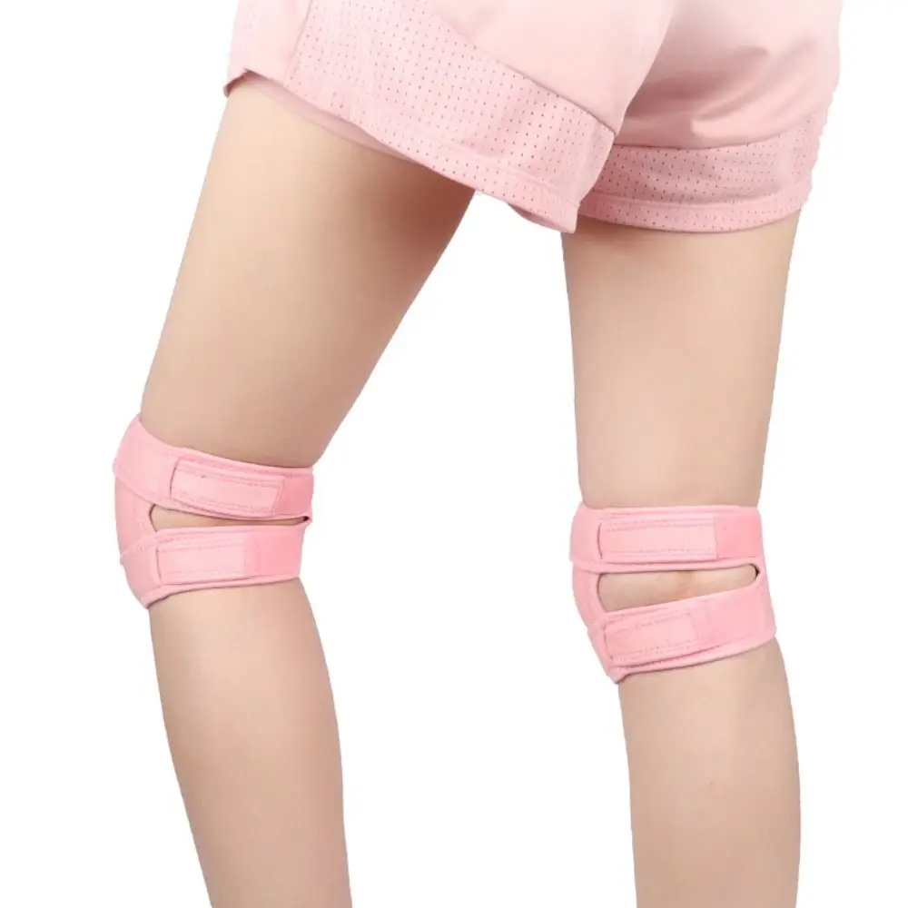 Professional Chloroprene Rubber Knee Support Brace Black Grey Pink Breathable Sports Patella Bandage Strap Sportswear Men Women