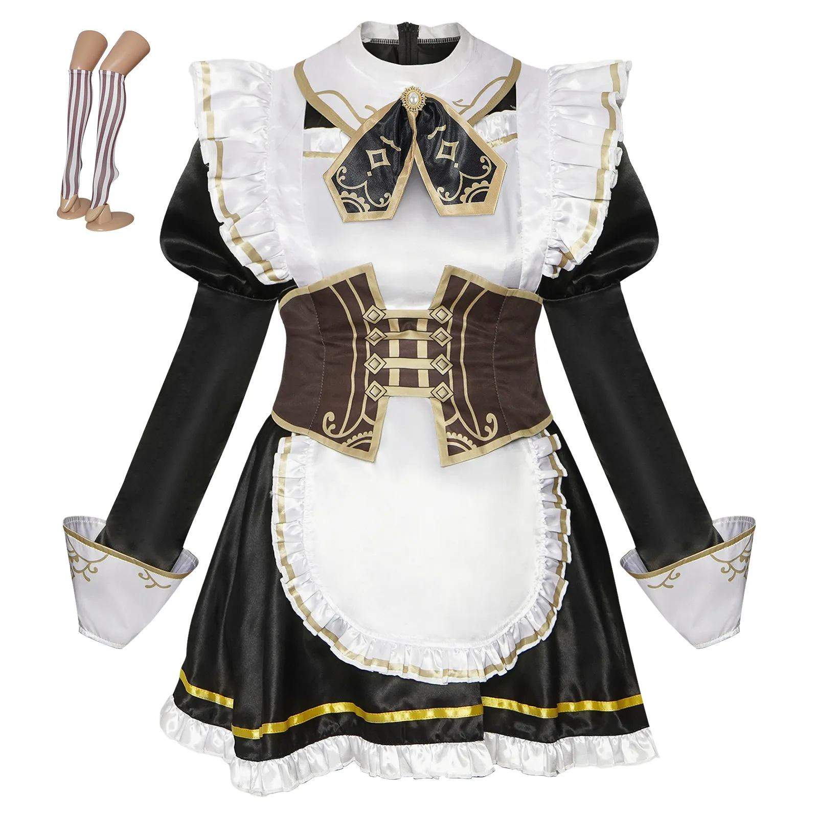 Emma Woods Cosplay Costume Identity V Gardener Lolita Kimono Uniform for Halloween Christmas Party Masquerade Anime Shows