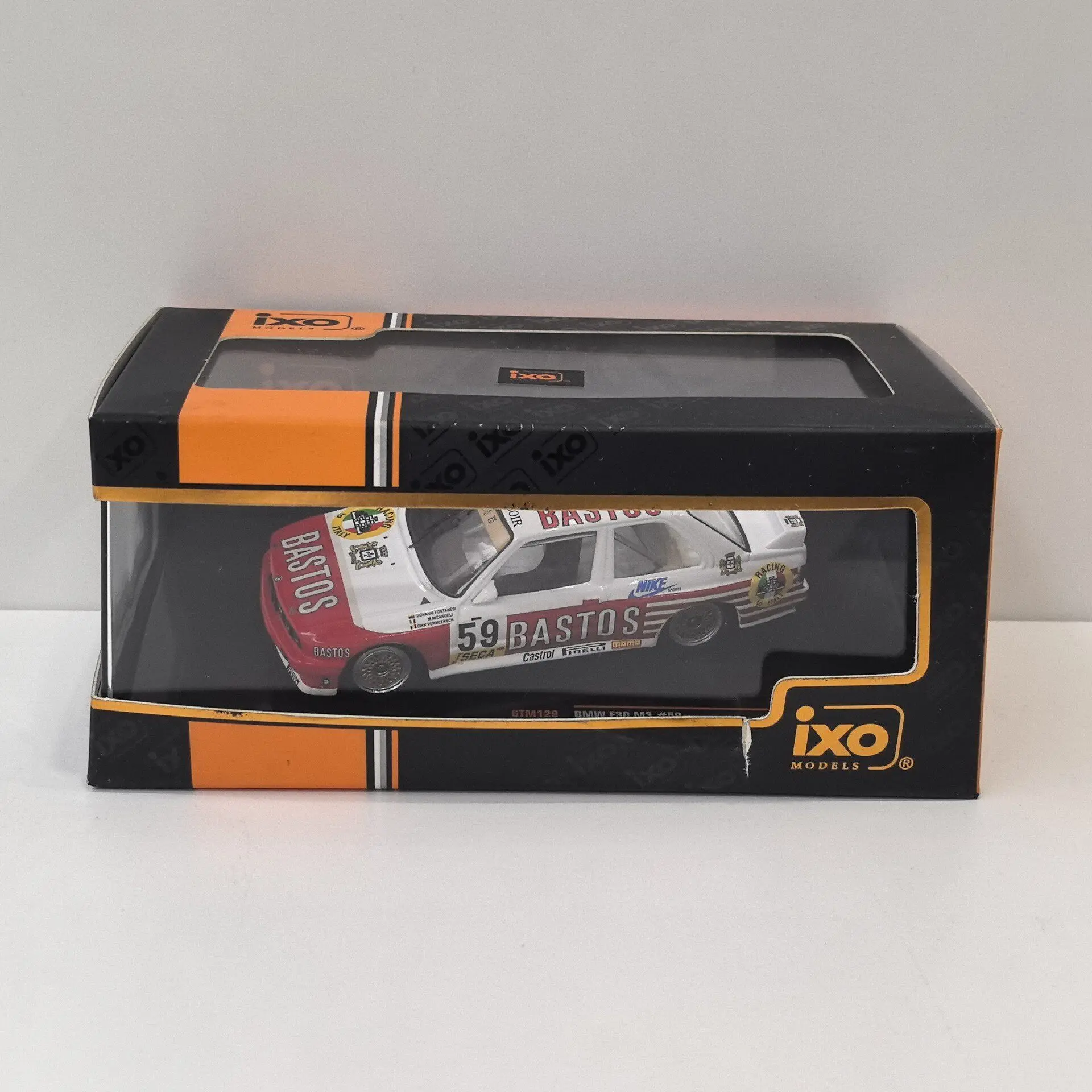 

Коллекционная модель Box Cracking Diecast IXO в масштабе 1/43 BMW M3 E30 # Модель гоночного автомобиля 1C из сплава, 1987 год, 59-я серия