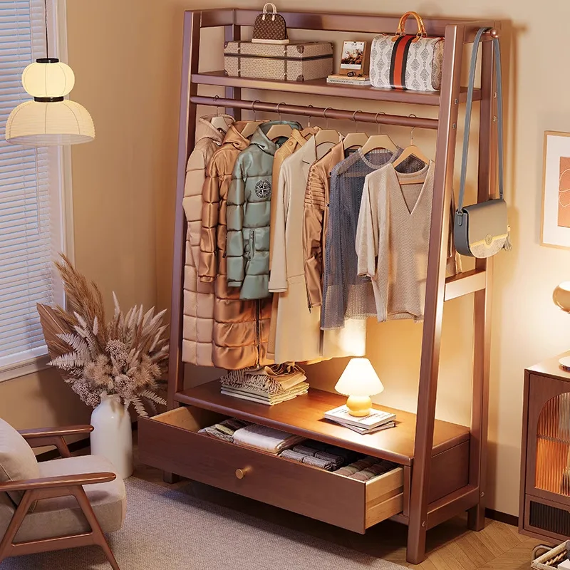 Floor-to-ceiling bedroom with drawers Simple hanger Household small clothing storage rack Household furniture