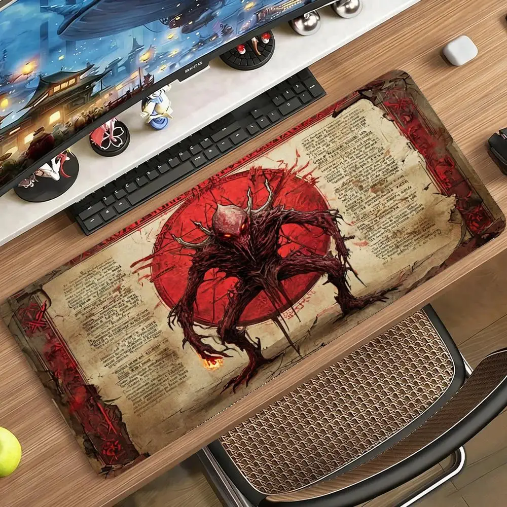 Ancient Book Demon Playmat Mousepad Table Mat Stain Resistant Wear Resistant Anime Games Pads