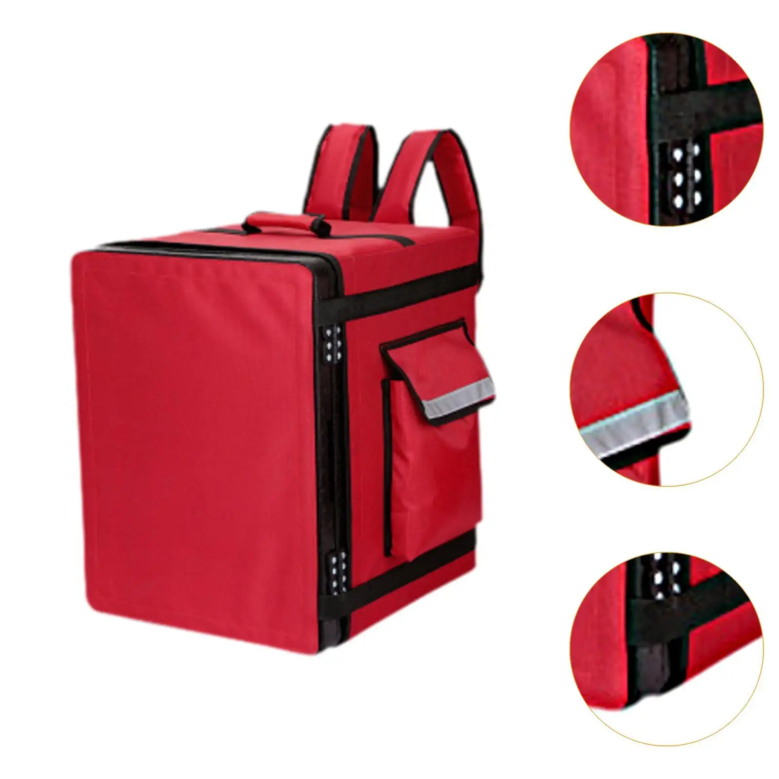 Zaino per la consegna di cibo isolato Borsa termica da 43 litri per viaggi di generi alimentari all'aperto