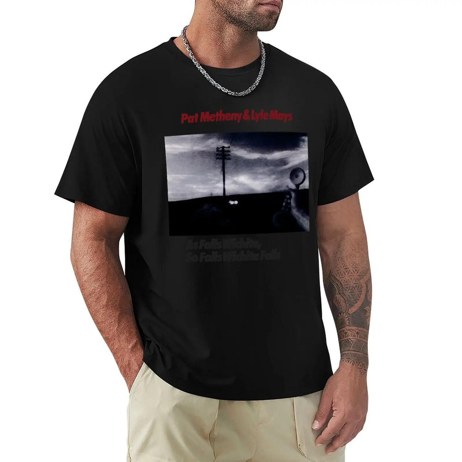 

Pat Metheny Lyle Mays As Falls Wichita T-Shirt Lightweight Cooling Short Sleeve Tee