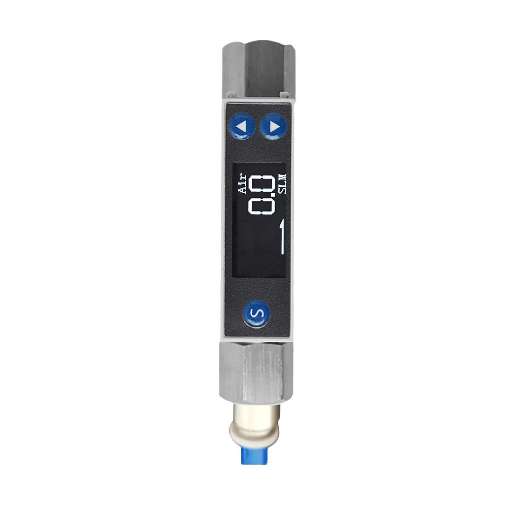 RS485 4-20mA Output Digital Gas Mass Flow Sensor Industrial High Accuracy for Oxygen TC5200 Thermal Mass Gas Flow Meter