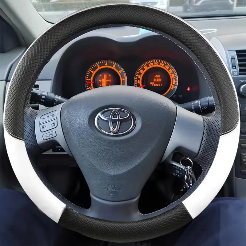 Accessories Car Steering Wheel Cover Braid Artificial Leather For Toyota Corolla 2009-2013 Matrix 2009-2010 Auris 2007-2009 Auto