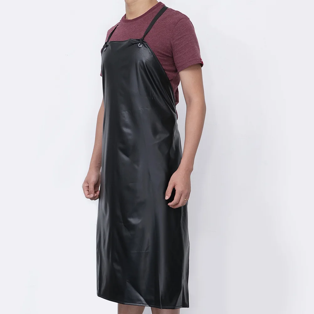 

2 шт. водонепроницаемый сверхмощный фартук кислотостойкий жиронепроницаемый промышленный фартук без рукавов с бретелькой на шее для кухонных мясников