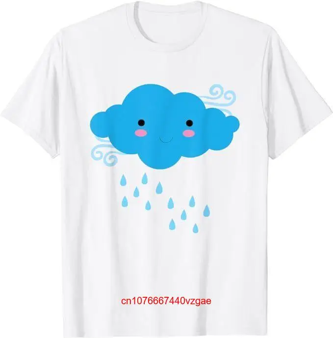 Забавная футболка с длинным или коротким рукавом и облаком дождя, небом, природным облаком, исчислением