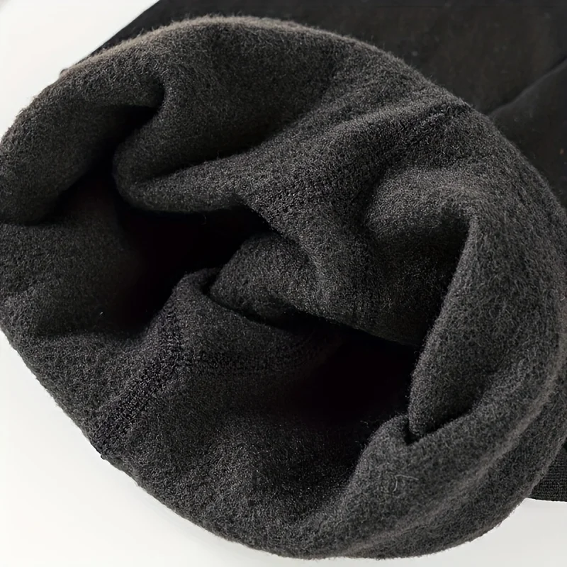 طماق سوداء مخملية للأطفال، يرتدي المراهقين جوارب طويلة بلون موحد صديقة للبشرة #6