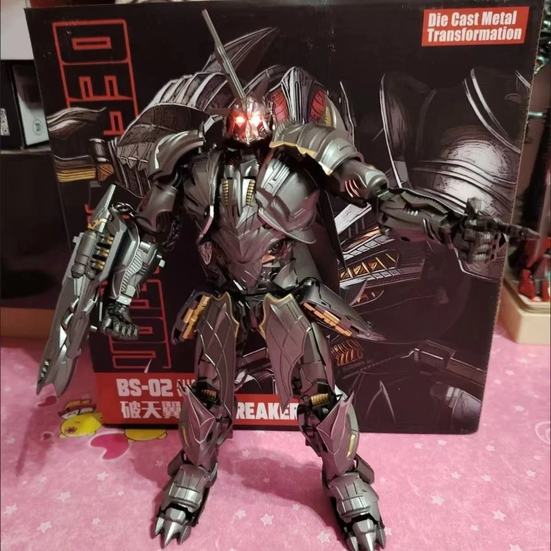 BMB 트랜스포메이션 BS-02 BS02 BS02S 갈바트론 메고트루언 KO UT R-03 탱크 오버사이즈 헤어 글로우 무비 액션 피규어 로봇