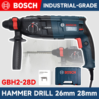 BOSCH GBH2-28D professional  electric hammer drill for home  renovation  adjustable handle with box 810w professional power tool