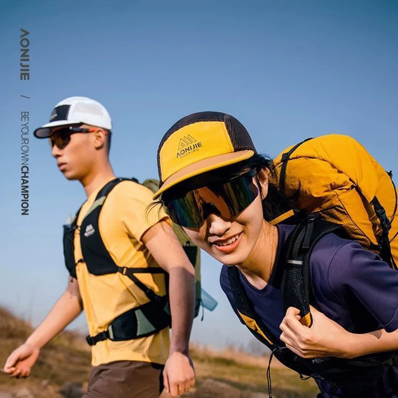 

AONIJIE мужская и женская кепка для бега, дышащая солнцезащитная спортивная кепка с козырьком, кепки для бега по пересеченной местности, гольфа, тенниса, кепка для марафона и пешего туризма