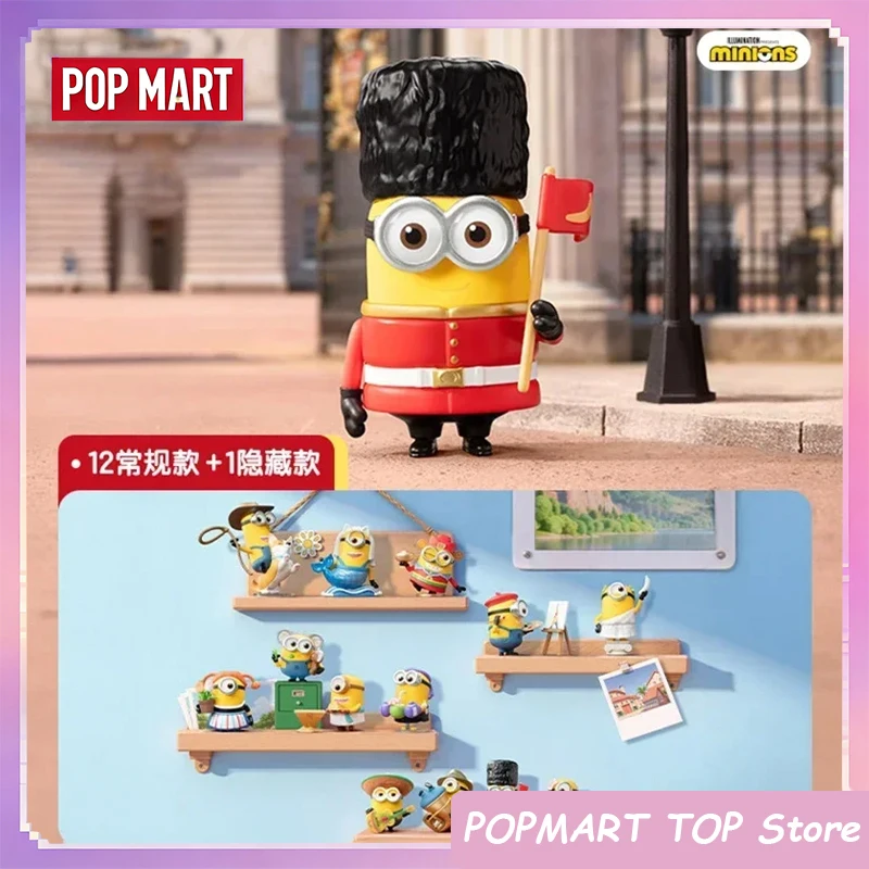 

POPMART MINIONS BELLO WORLD Series Blind Box Guess Bag Mystery Box Toys Doll Cute Anime Figure Desktop Ornament Collection Gifts