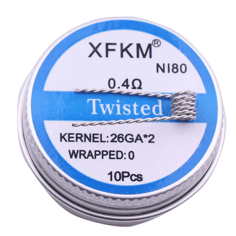 PreBuilt Inner Diameter 3mm Coil Fused Clapton Coils Alien Premade Resistances Mix Twisted NI80 Heating Wire Party Favors