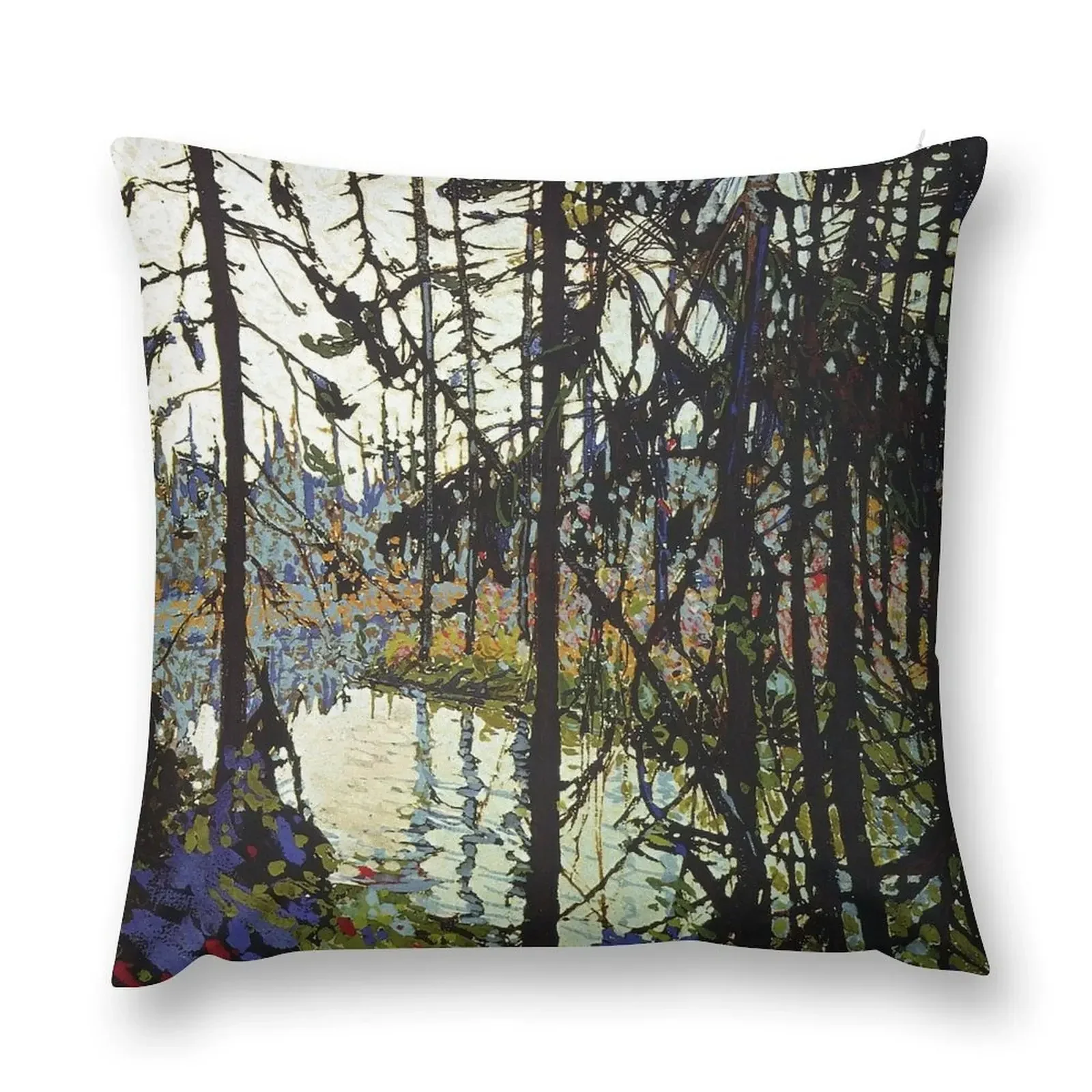 

Tom Thomson - Northern River Throw Pillow Cushion Cover For Sofa Christmas Pillow Cases Sofas Covers Luxury Cushion Cover pillow