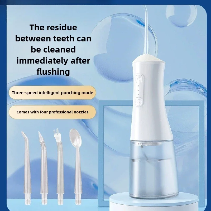 

Electric High-frequency Pulse Tooth Flusher Multi-functional Oral Cleaner Intelligent Telescopic Rechargeable Tooth Cleaner