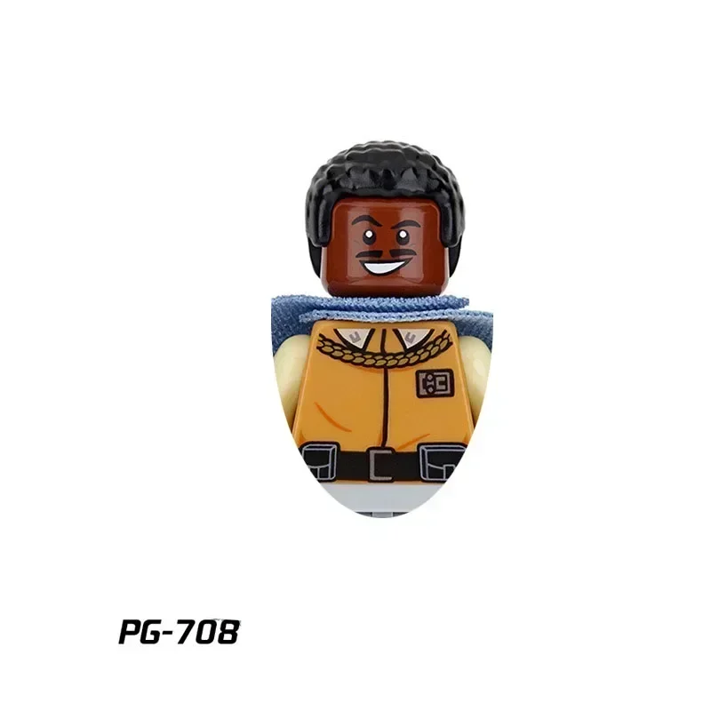 Pg8050 Bouwstenen Han Solo Thrawn Lando Calrissian Jar Jar Binks Mini Robot Figuur Speelgoedstenen Assembleren Pop Aanwezig Pg710