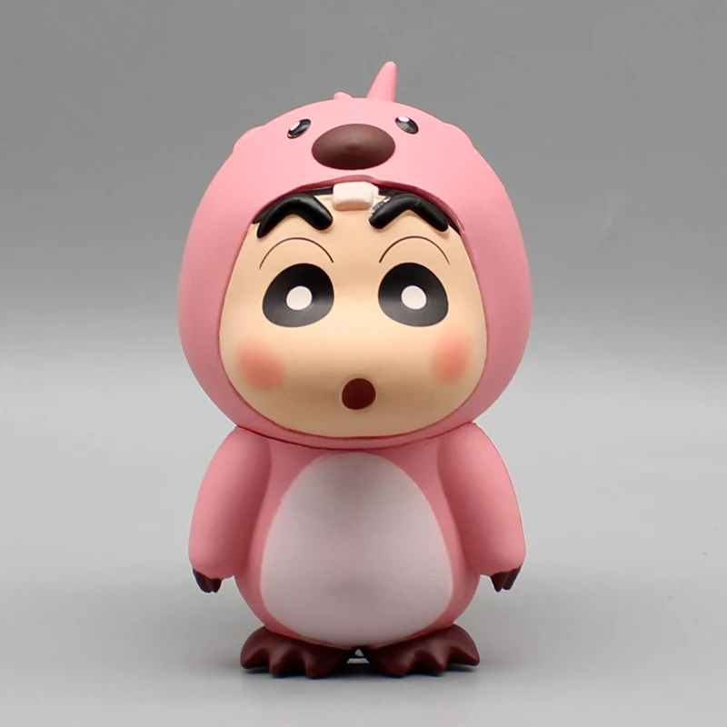 Cute Kawaii Crayon Shin Figure Frog Shinnosuke Nohara Cartoon Doll Shin-chan Figures Cos Series Model PVC Cute Decoration Toys