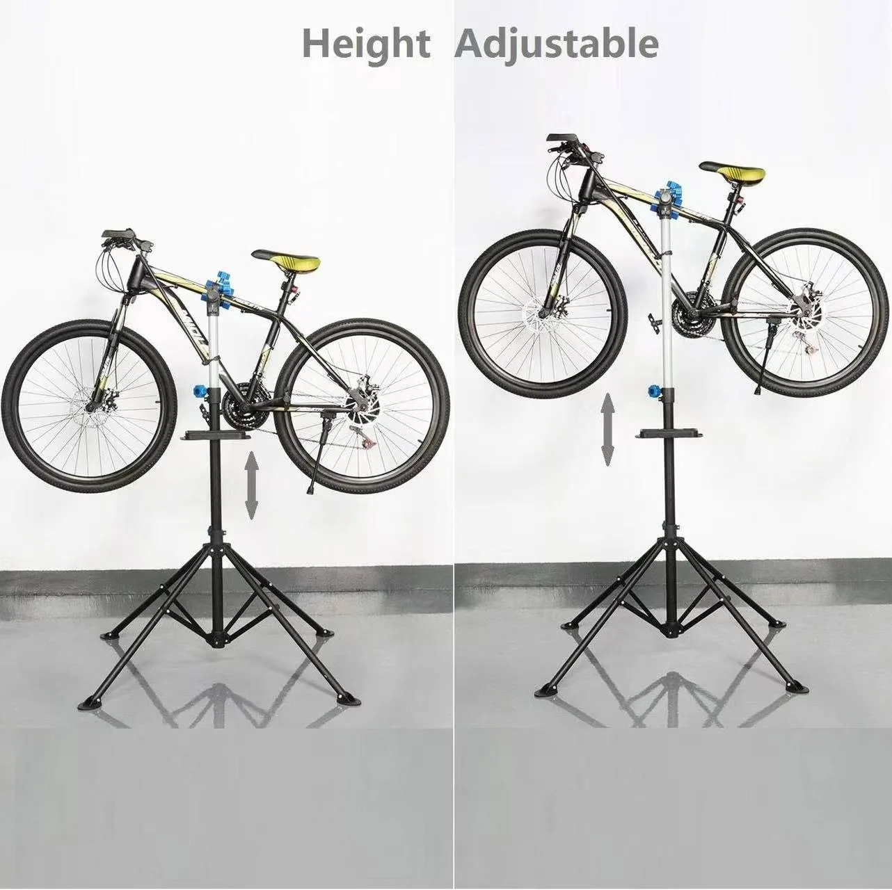 Professional Heavy-Duty Steel Bicycle Repair Stand | Mountain Bike Maintenance Workstation Stand Holder for Home & Bike Shop Use