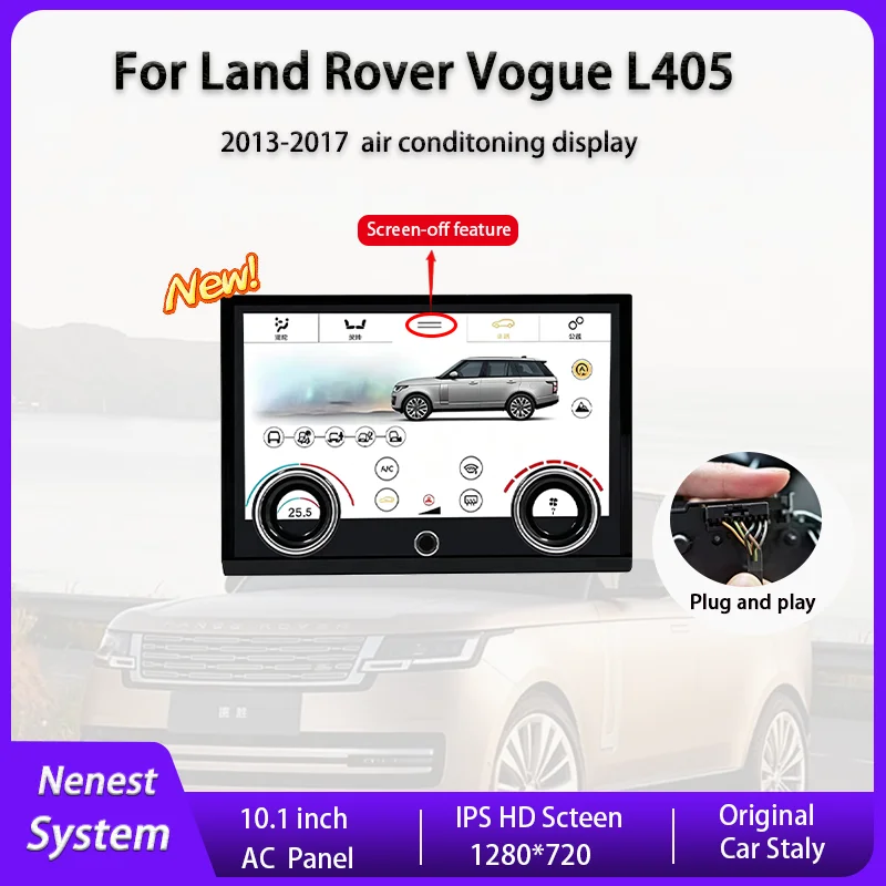 Climate Control Touch For Rover Range Sport L494 Vogue L405 2013 to 2017 LCD Screen Multilingual AC Panel Night Or Day Model