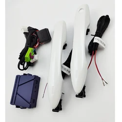 PKE Comfort Access Kit For Toyota Corolla Year 2019-2021 Keyless Entry Unlock Lock With 2 Handles White Color Car Accessories