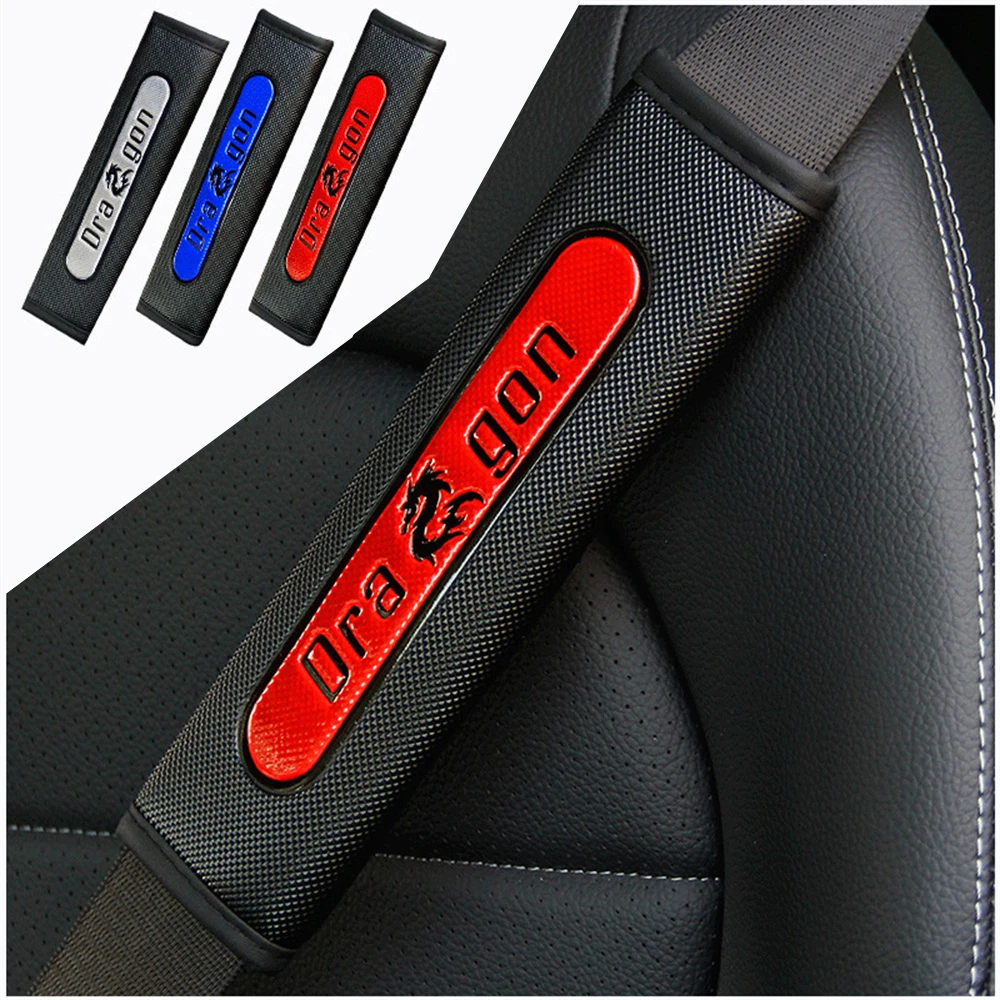 

Car Seat Belt Protector Pad For TOYOTA Prius Previa Reiz Sienna Tundra Vios Fortuner Kluger CHR Tacoma Supra Car Shoulder Pads