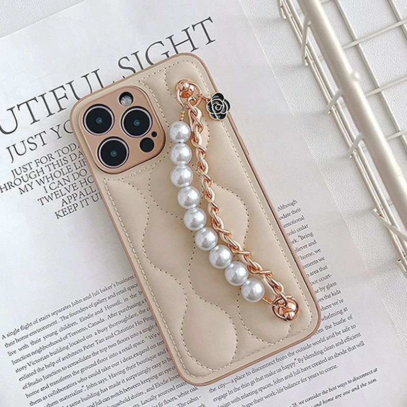 Luxury Phone Case For iPhone 16 Pro Max 14 13 12 15 Plus+ High Qualitye Cover for iPhone 16 13 12 11 15 14 pro max with Bracelet