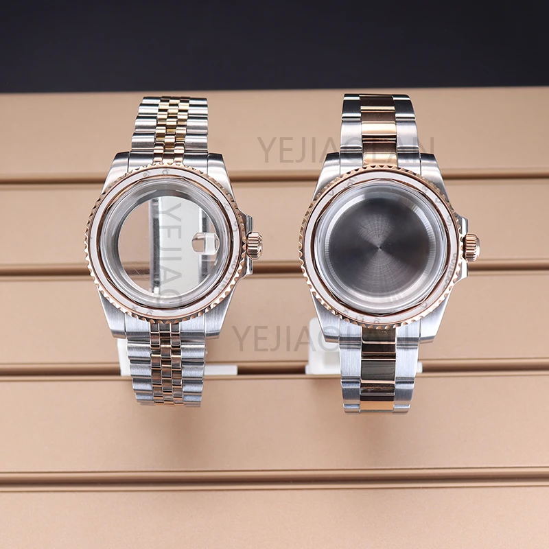 

20ATM 40mm Watch Case 20mm 5-link Bracelet Sapphire Crystal For Nh34 Nh35 Nh36 Nh38 8215 ETA2824 Movement 28.5mm Dial Submariner