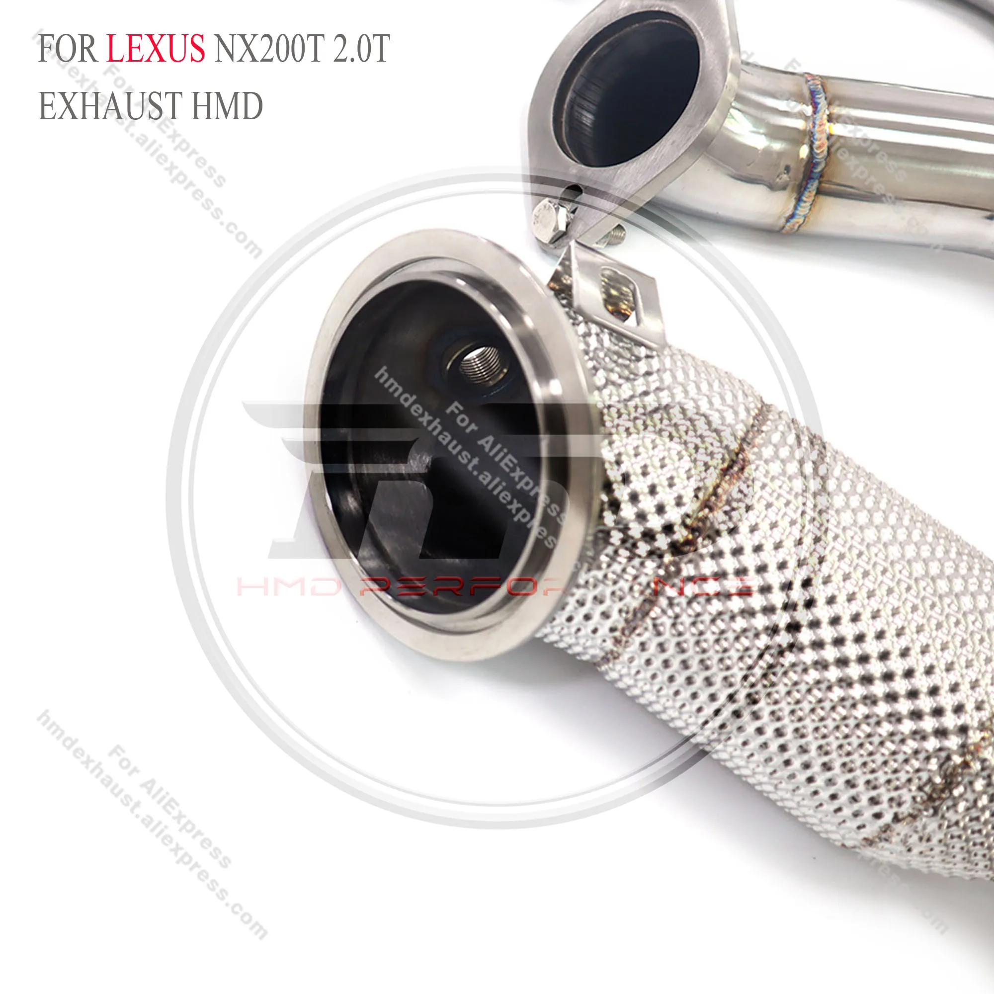 

High Quality Downpipe For Lexus NX200t 2.0T Stainless Steel Exhaust System Discount Price High Flow Performance Resonant Tube
