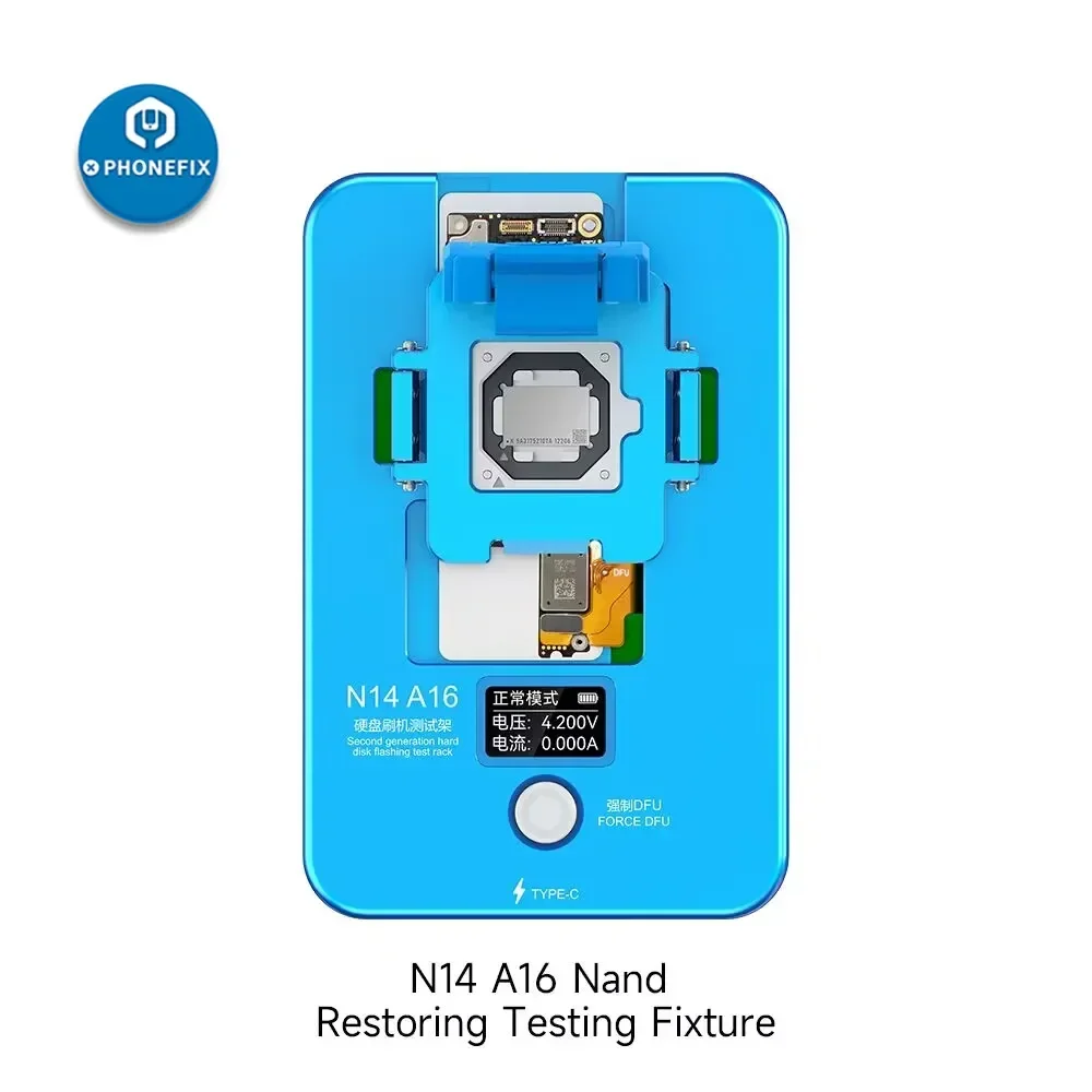 JCID JC N14/N13 Nand Programmer for iPhone 13-14 Pro Max Motherboard Nand One Click DFU Purple Screen Nand Flash HDD Read Write