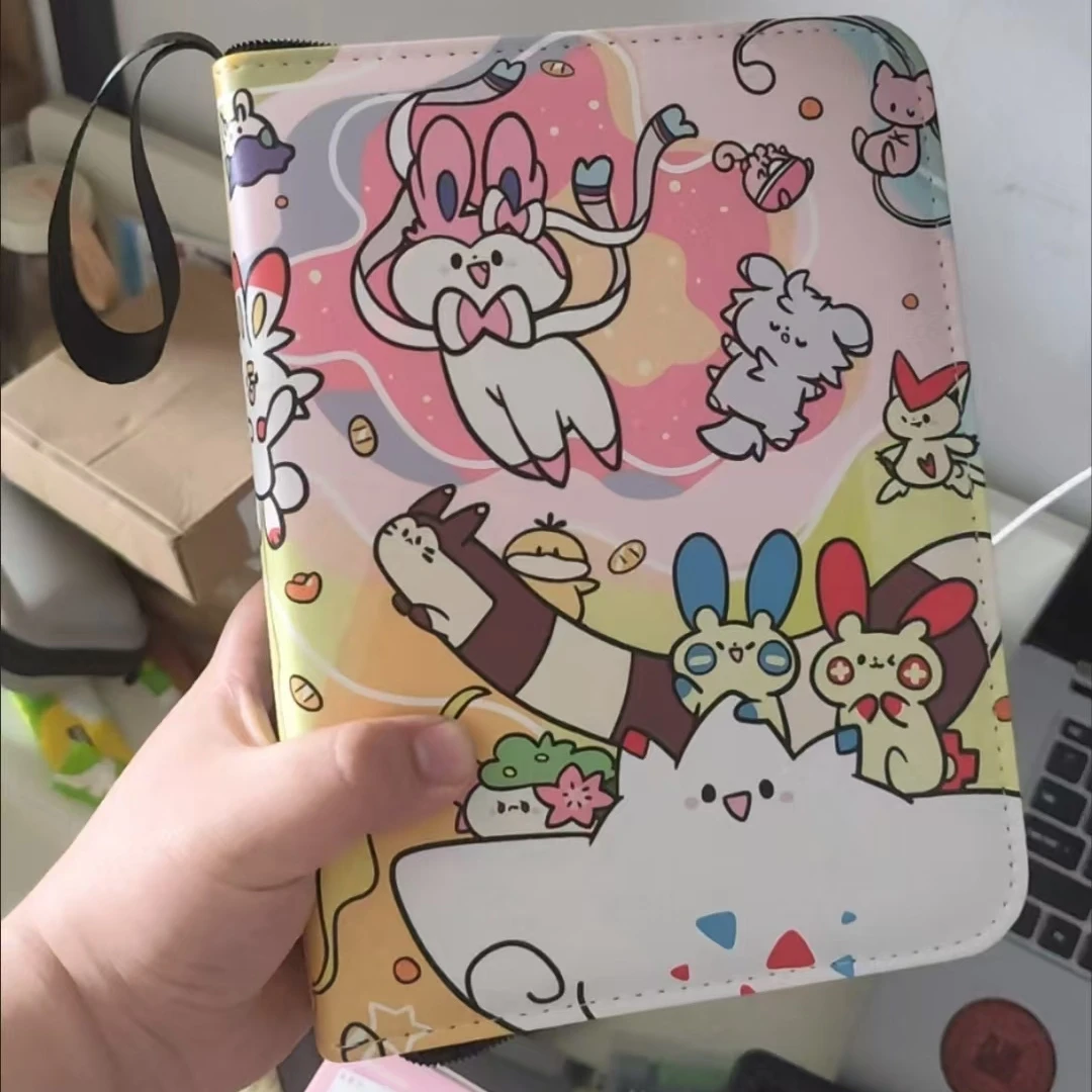 Pokemon Card Album Binder 4/9 Pocket 400/900 Pockets Gengar Anniversary Edition Trading Cards Holder Collection Storage Folder view 6