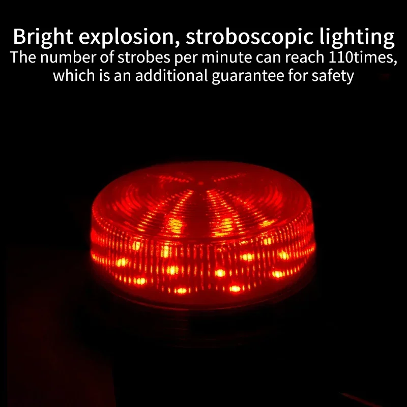 Strobe Siren Alarm Waterproof 12V~220V Safely Security Alarm Strobe Signal Safety Warning MINI Flashing LED Strobe Lamp