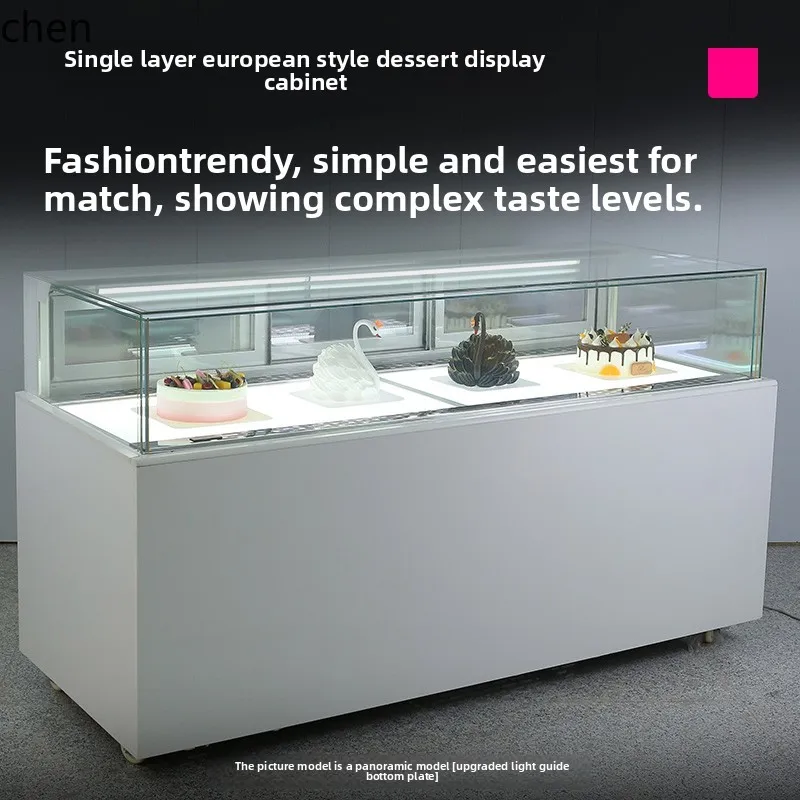 BX  cake display cabinet air-cooled single-layer right-angle west point dessert borderless fresh-keeping refrigerator