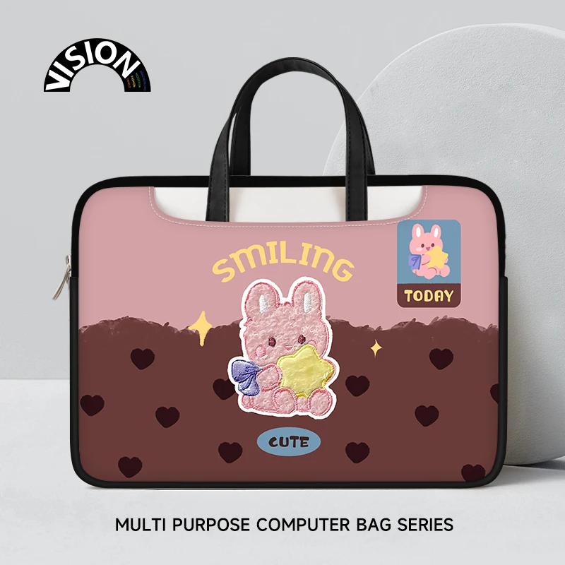 Laptop bag Sleeve Case Notebook PU Shoulder Hand Bag For 13 14 15 15.6 17 inch Macbook HP Huawei Dell Shockproof Carrying Bag