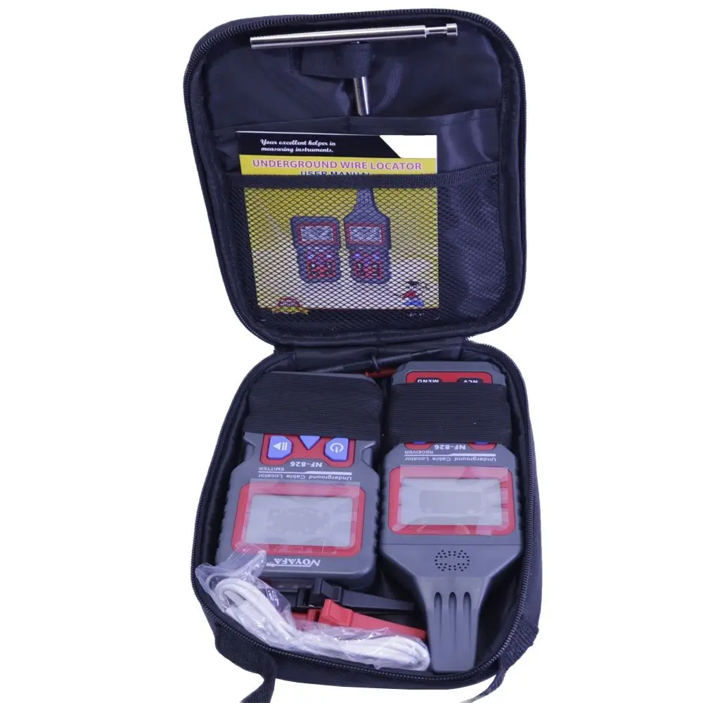 NF-826 rilevatore di cavi sotterranei professionale con localizzatore di cavi portatile