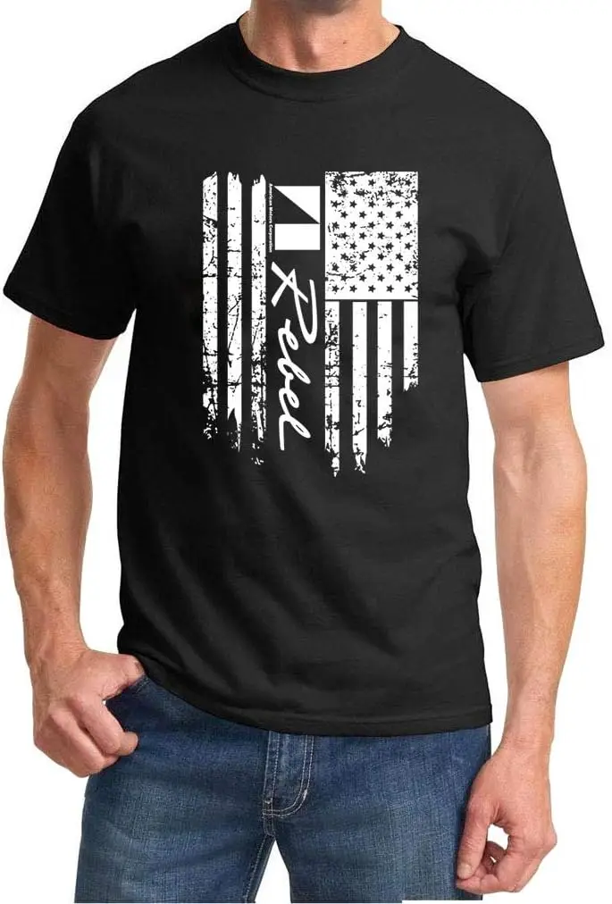 AMC Rebel Logo Classic Patriotic Flag Design Tshirt